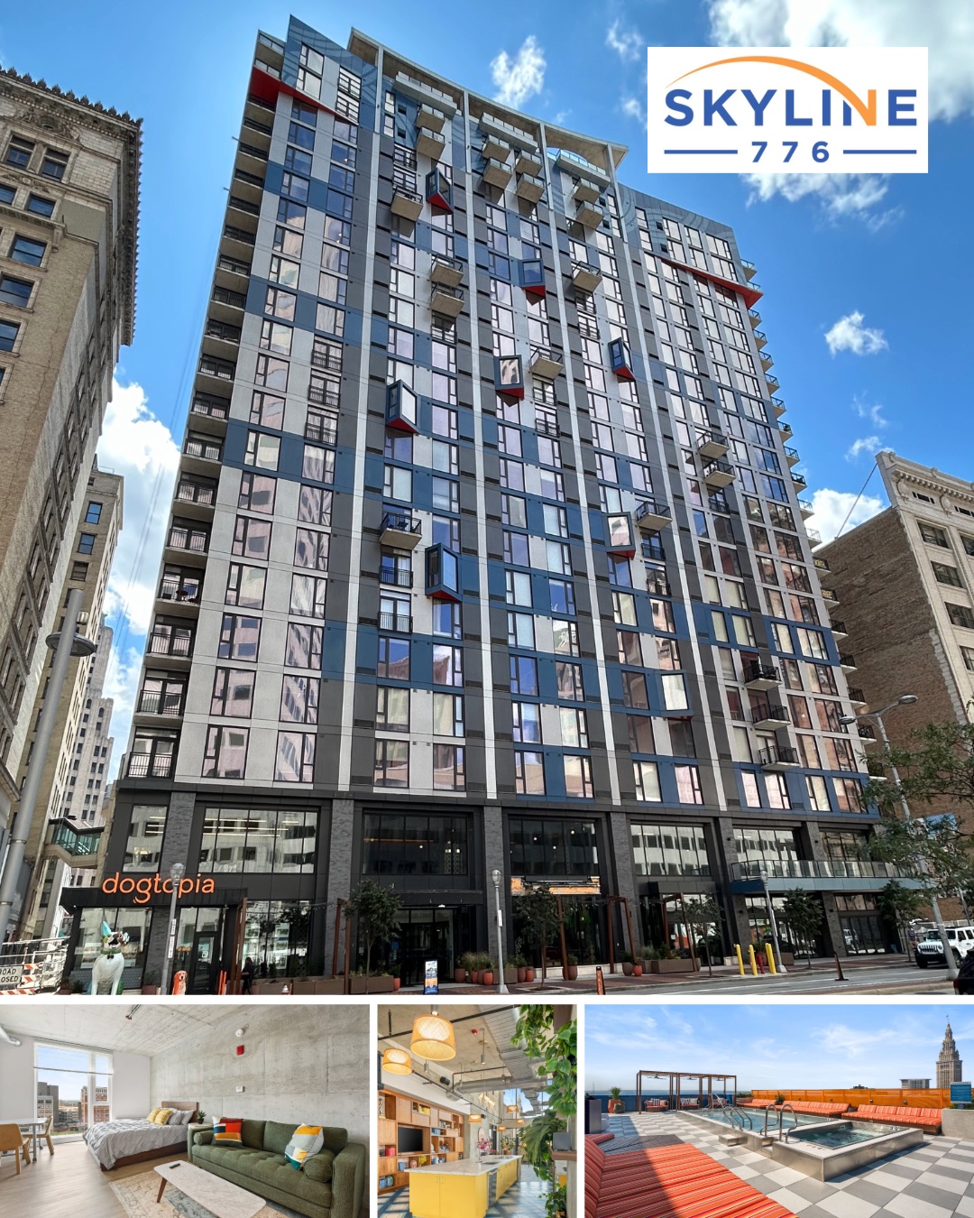Cleveland Construction Completes Skyline 776 Apartments in Downtown Cleveland