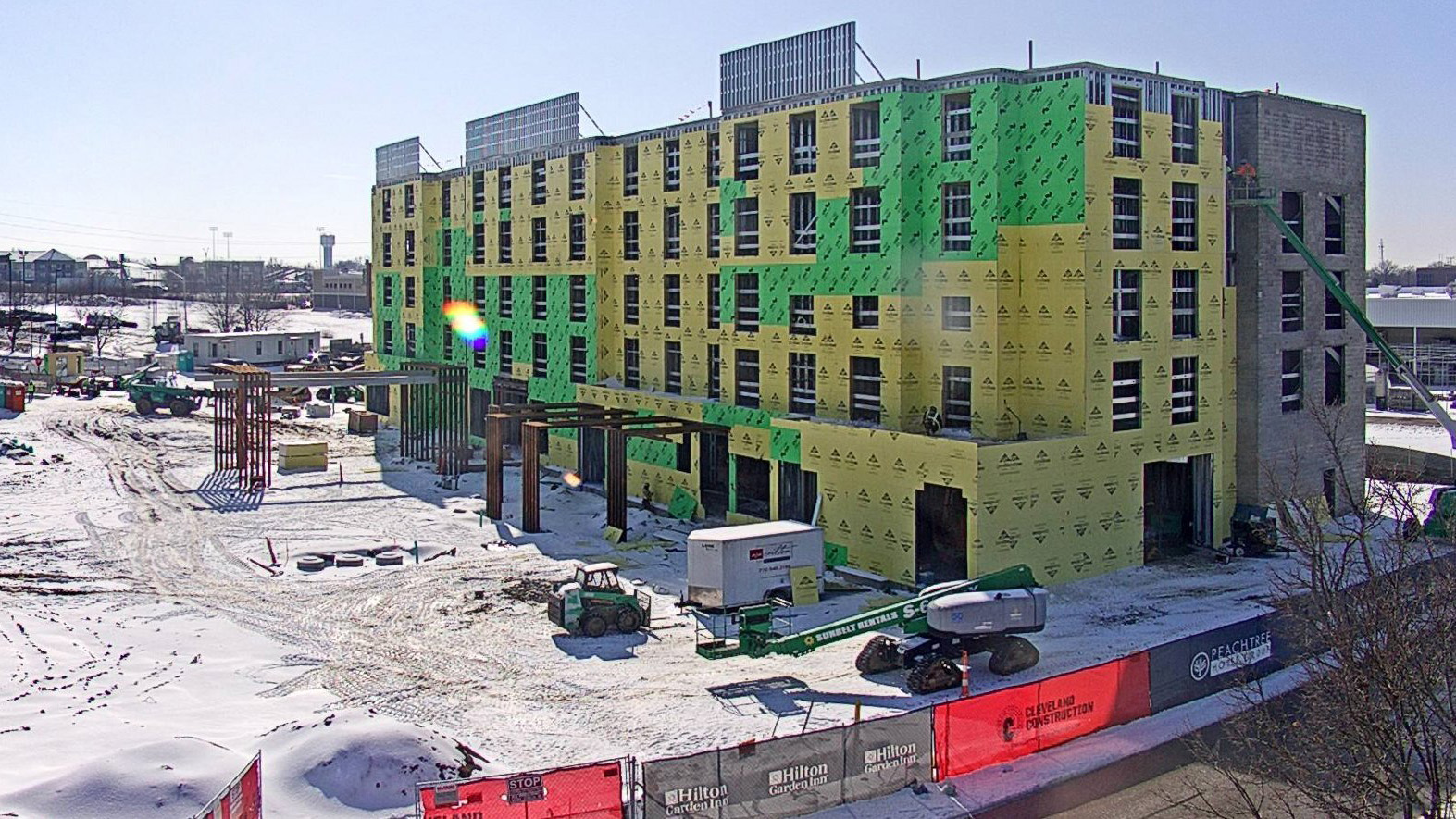 Cleveland Construction Tops Out Hilton Garden Inn in Florence, KY Construction Progresses