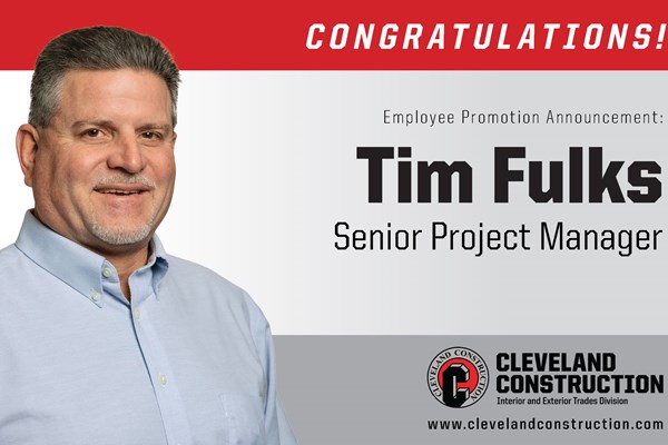 Tim Fulks Promoted to Senior Project Manager