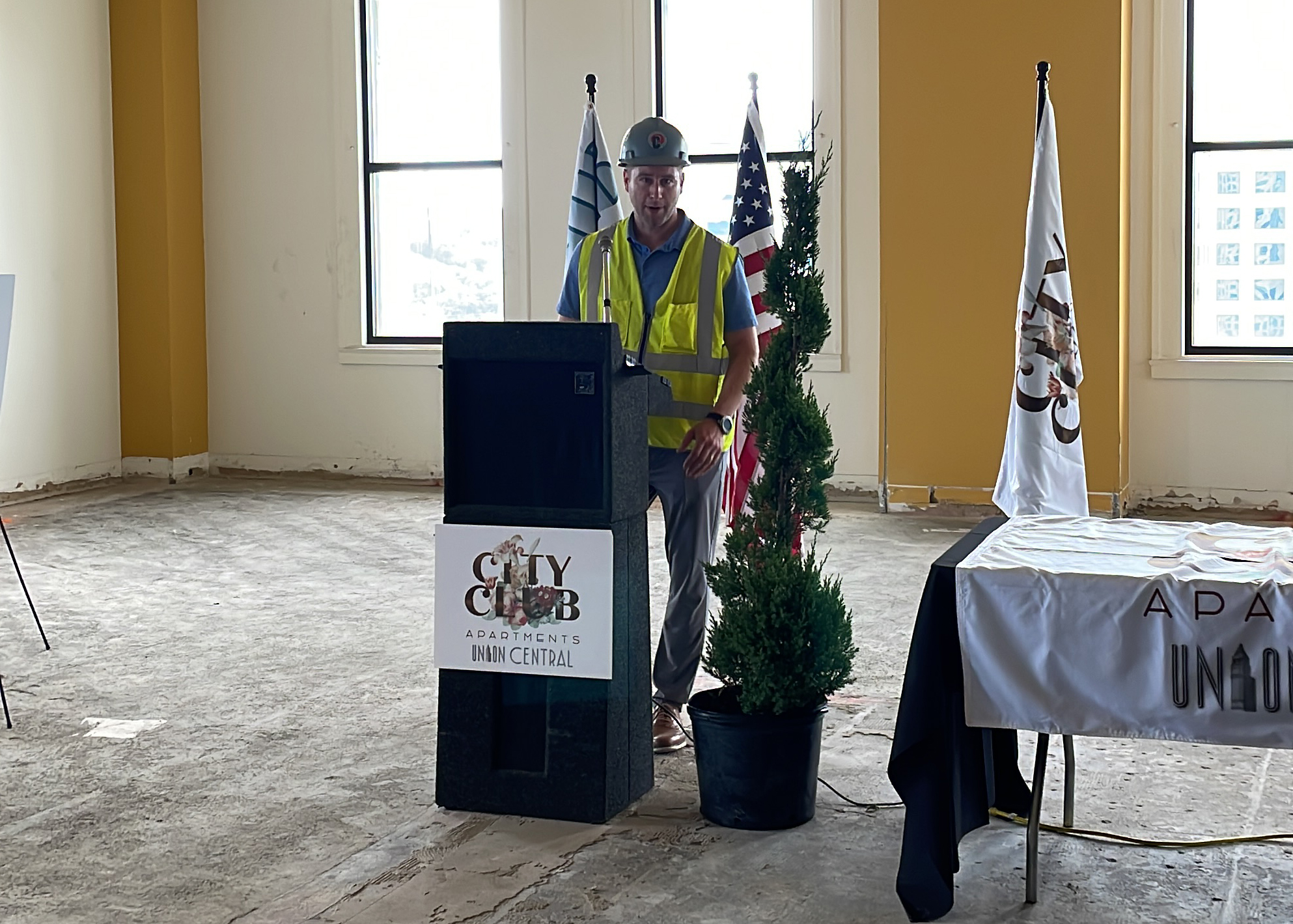 City Club Apartments Union Central Topping Off Dan Dietrich