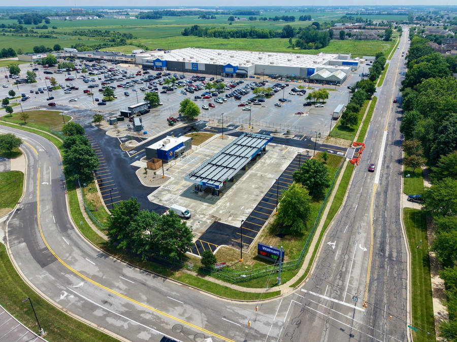 New Walmart Fuel Station Completed in Lafayette, Indiana