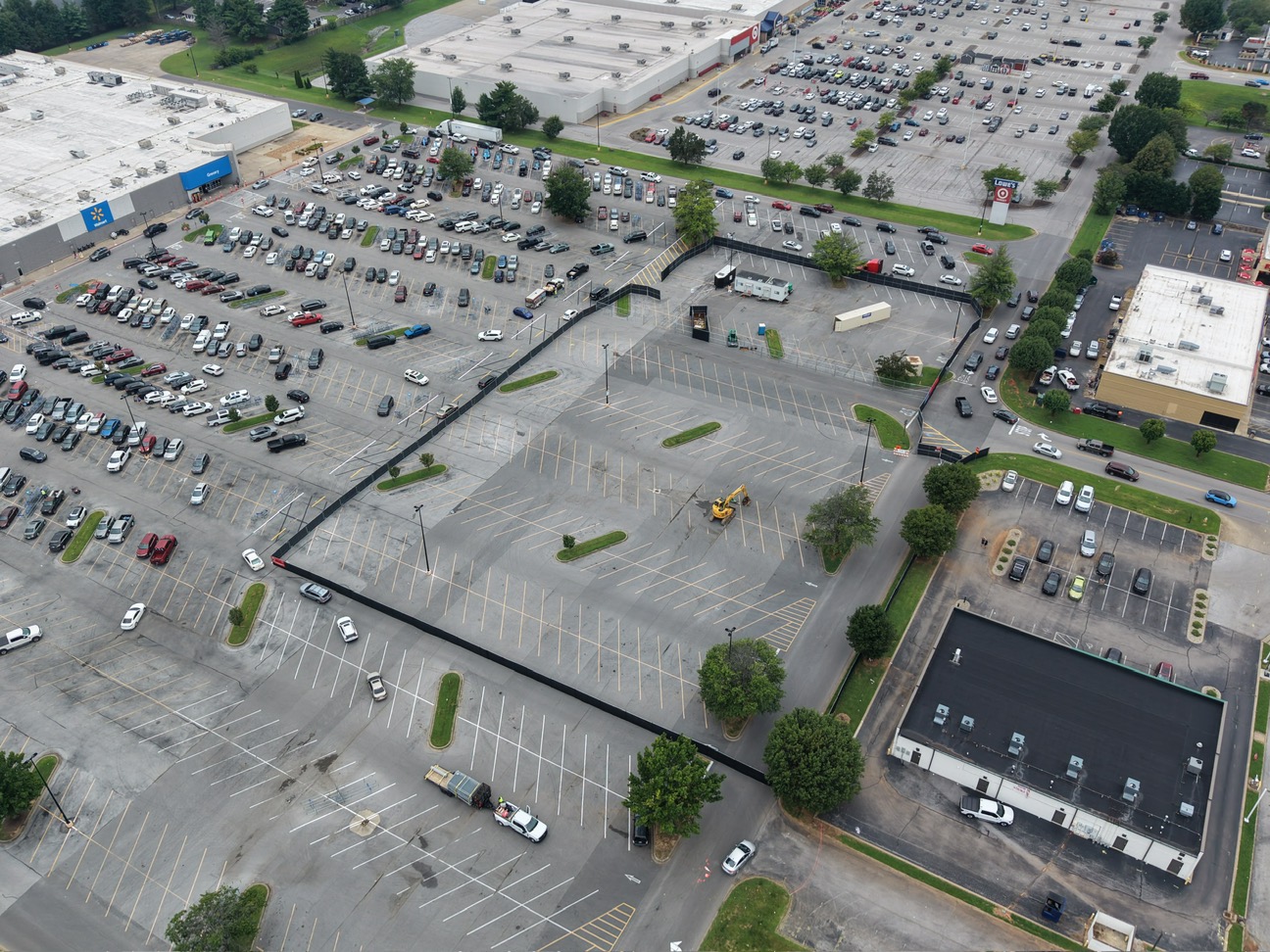 Construction underway on new Walmart Fuel Station in Bowling Green, KY