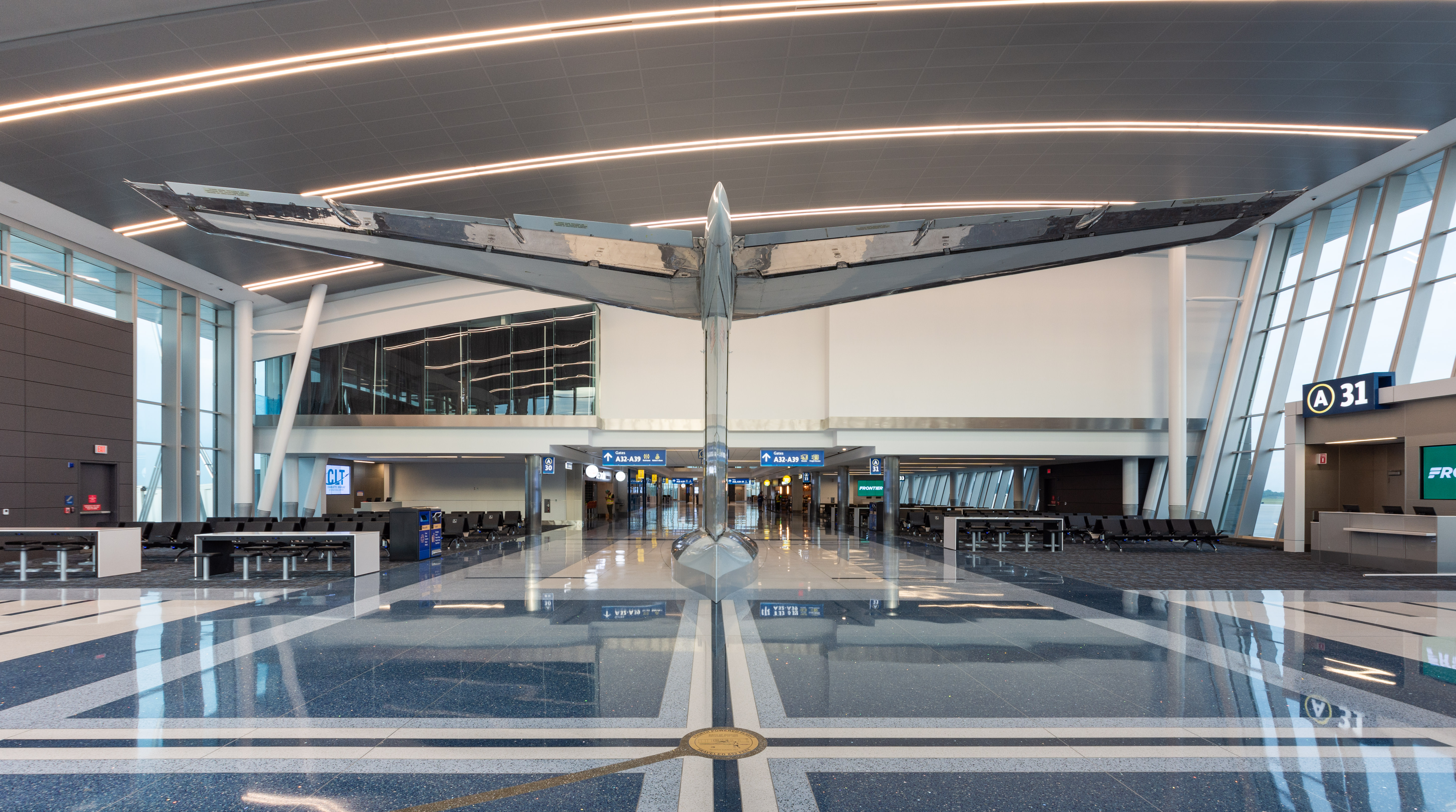 CLT Airport Metal Clgs
